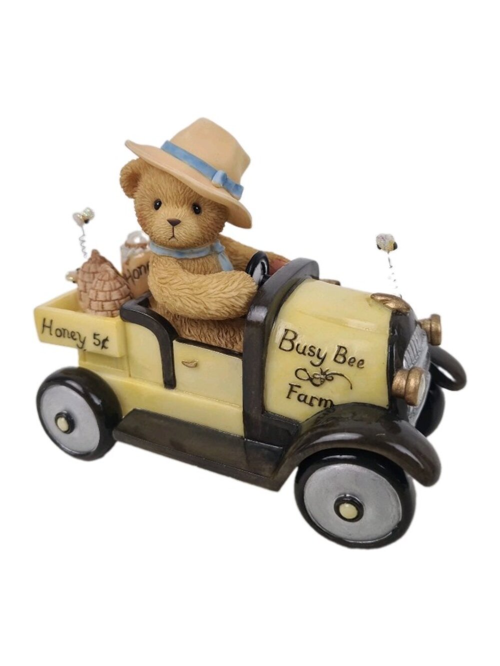 Cherished Teddies "Bert" Busy Bee Farm Truck Signed 790192 Figurine Vintage